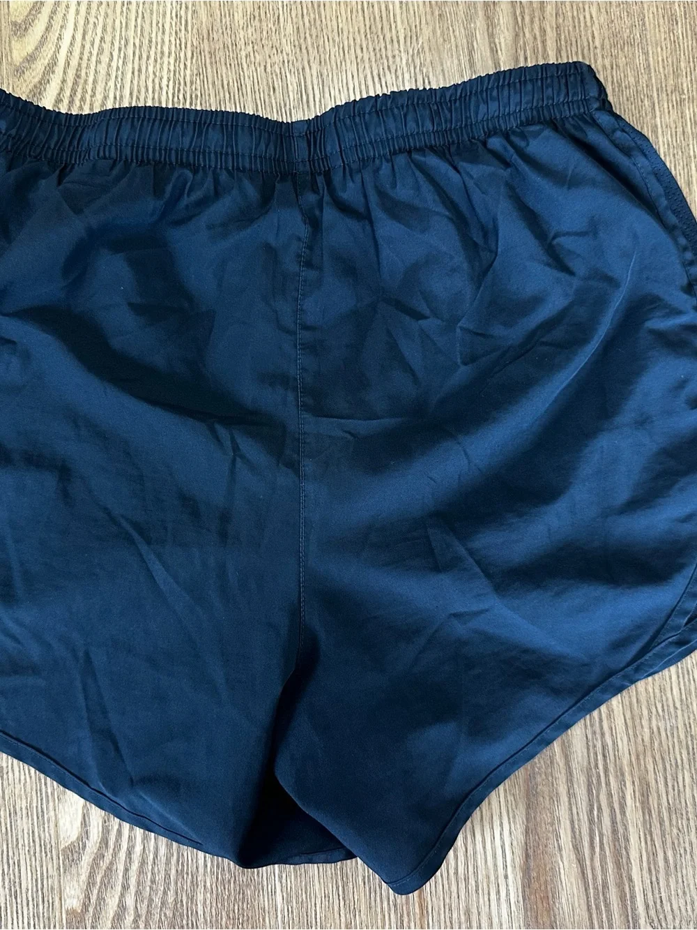 Nike Girl’s Black Athletic Running Shorts with Small Swoosh